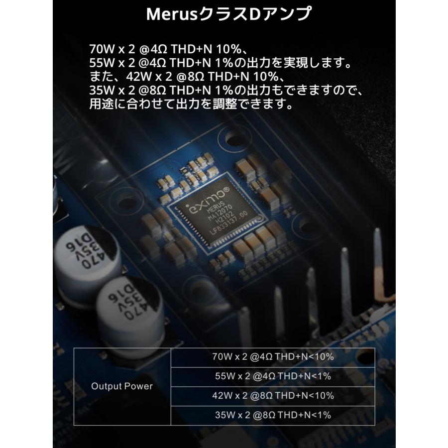 Topping トッピング MX5 クラスD パワーアンプ ヘッドホンアンプ