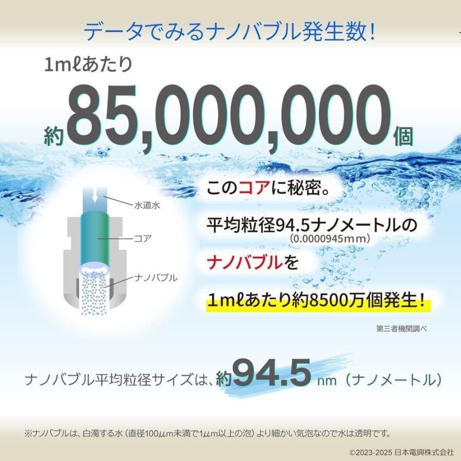 日本電興 ナノバブル発生キット PR 正規品 除去自動洗濯機用 日本製 タテ型洗濯機 ドラム式洗濯機 工具不要 簡単取付 ナノバブル カビ 汚れ除去 槽洗浄 ND-PRZS | 日本電興 | 03