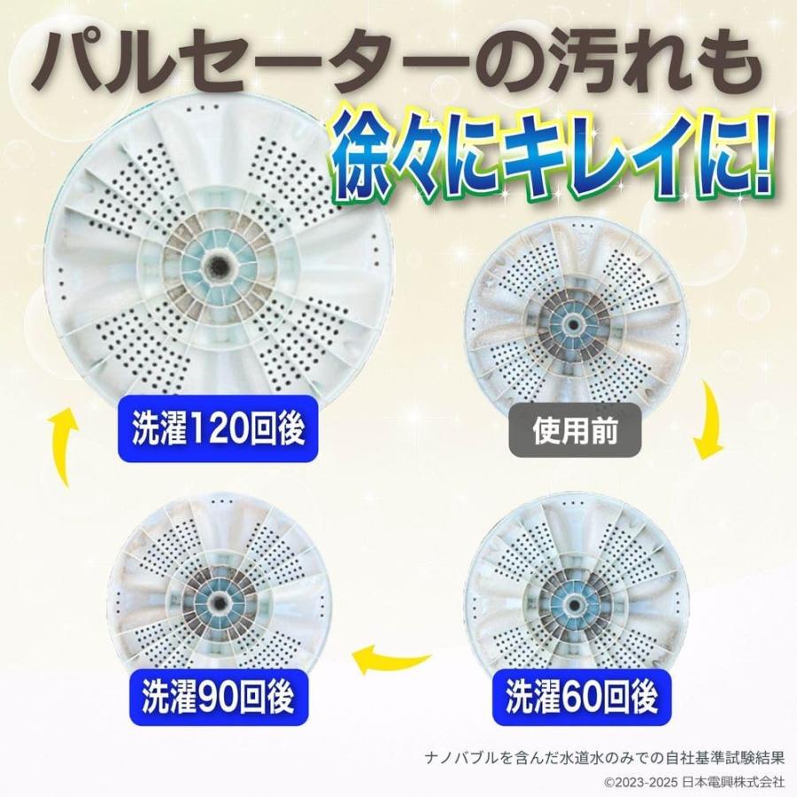 日本電興 ナノバブル発生キット PR 正規品 除去自動洗濯機用 日本製 タテ型洗濯機 ドラム式洗濯機 工具不要 簡単取付 ナノバブル カビ 汚れ除去 槽洗浄 ND-PRZS | 日本電興 | 09