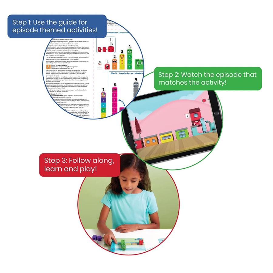 ナンバーブロックス マスリンクキューブ 1-10 アクティビティセット NumberBlocks MathLink Cubes キューブ 100個入り 93417 ラーニング リソーシズ |  | 02