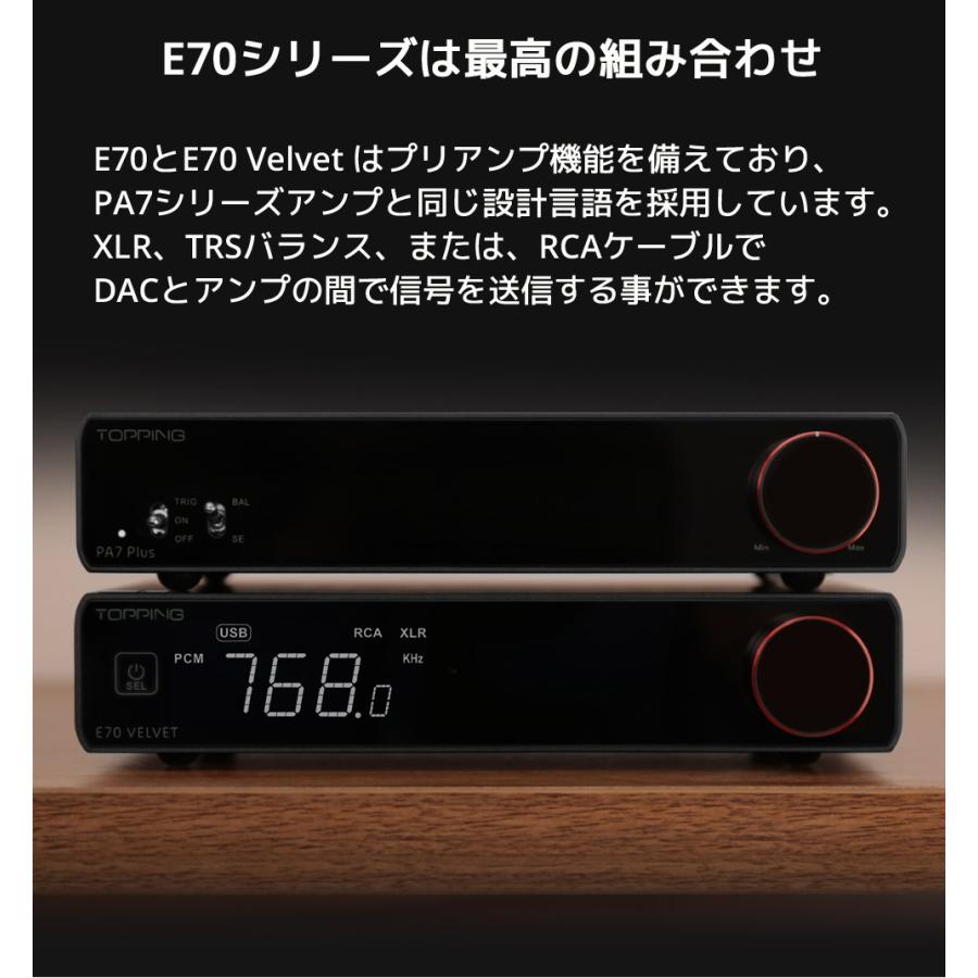 1年保証 Topping PA7 PLUS D級 パワーアンプ 300W ×2 バランス