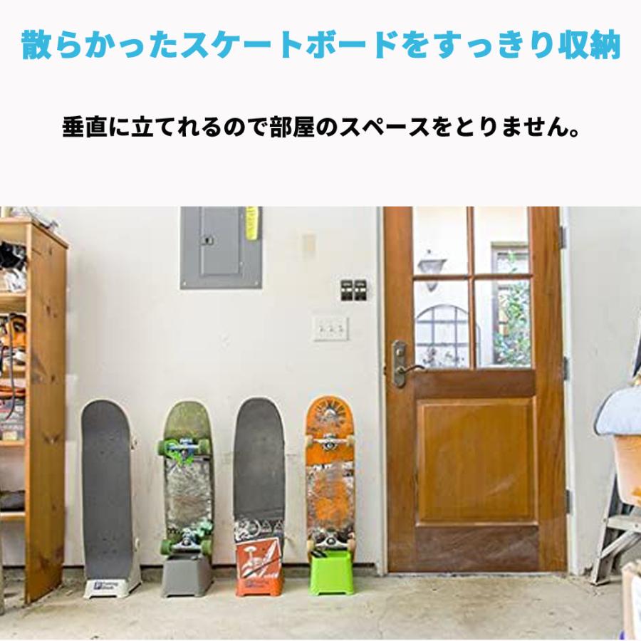 Parking Block スケボースタンド スケートボード 収納 軽量 コンパクト スケボー スタンド パーキングブロック 黒 ポータブル