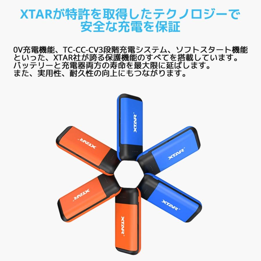 XTAR エクスター PB2C 18650対応 ポータブル充電器 モバイルバッテリー 電子タバコ ベイプ vape 充電器 過放電解除 バッテリー | XTAR | 10
