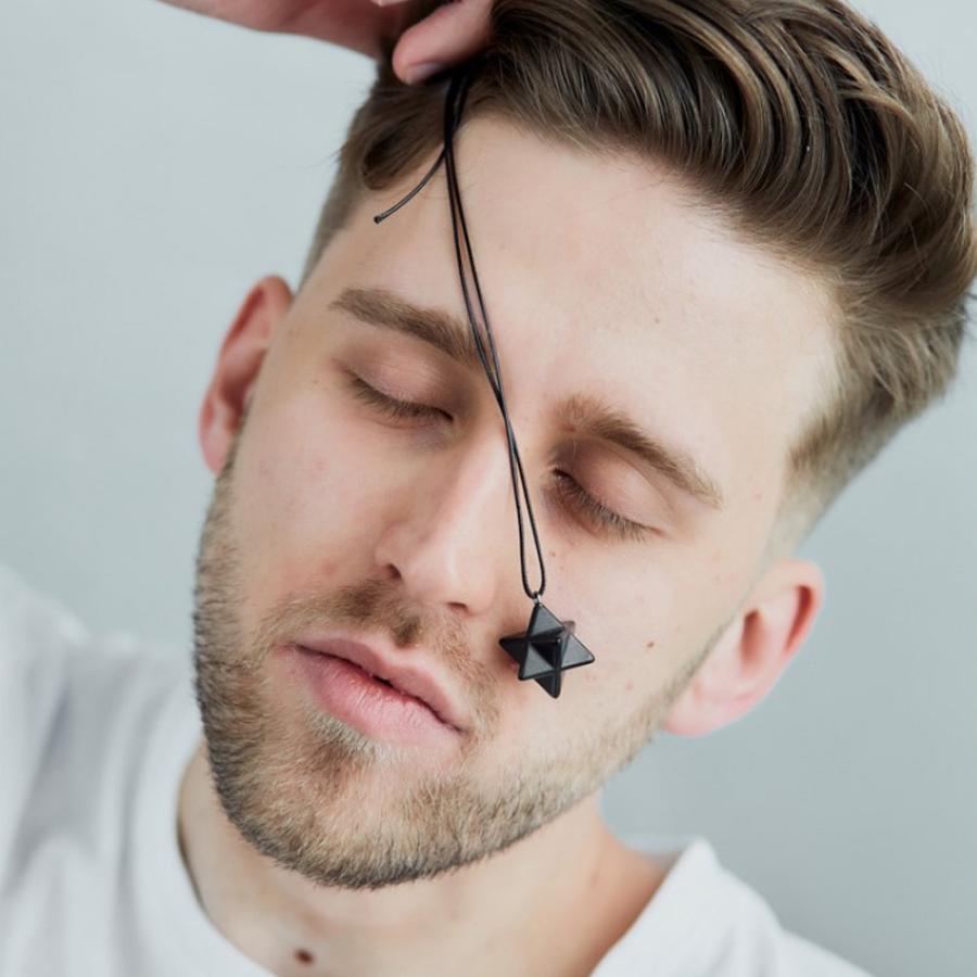 カレリアヘリテージ シュンガイト マカバ ペンダント PE147 ネックレス20×20×20mm Karelian Heritage ロシア カレリア共和国産 シュンガ石 水 |  | 02