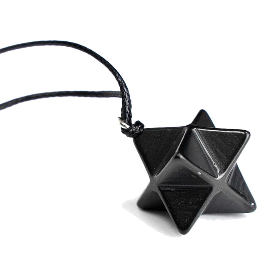 カレリアヘリテージ シュンガイト マカバ ペンダント PE147 ネックレス20×20×20mm Karelian Heritage ロシア カレリア共和国産 シュンガ石 水 |  | 04