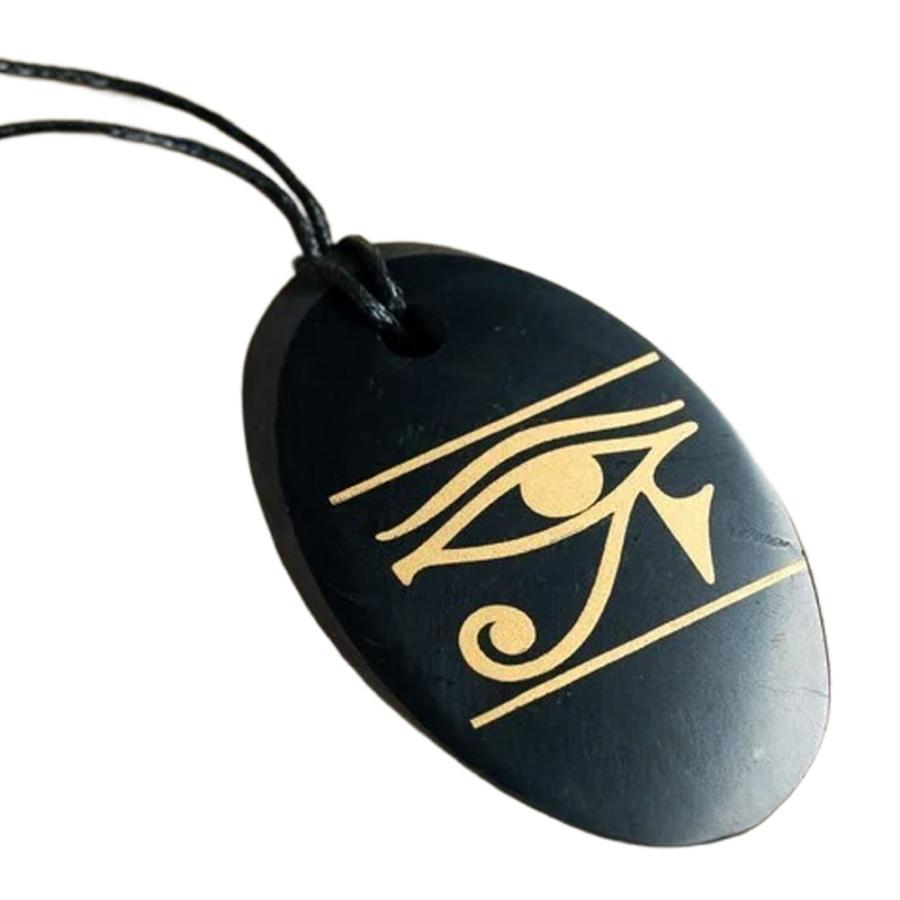 シュンガイト  ペンダント ホルスの目 PE158 ネックレス ロシア カレリア共和国産 シュンガ石 水 ブレスレット さざれ石 電磁波 パワーストーン シルバー |  | 04