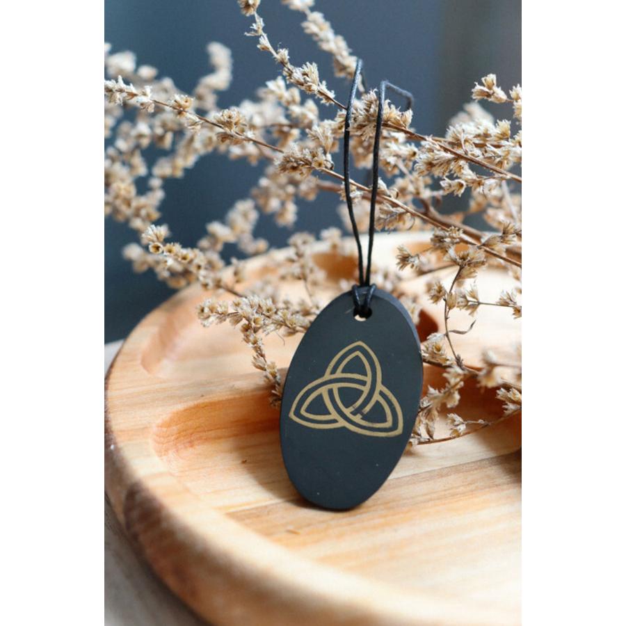 シュンガイト ペンダント トリケトラ PE177 ネックレス ロシア カレリア共和国産 シュンガ石 水 ブレスレット さざれ石 電磁波 パワーストーン シルバー |  | 02