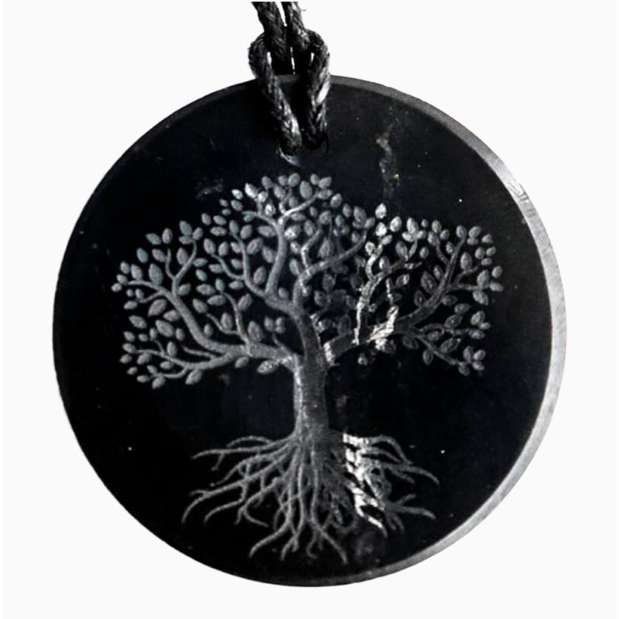 シュンガイト ペンダント ツリーオブライフ PE179 ネックレス ロシア
