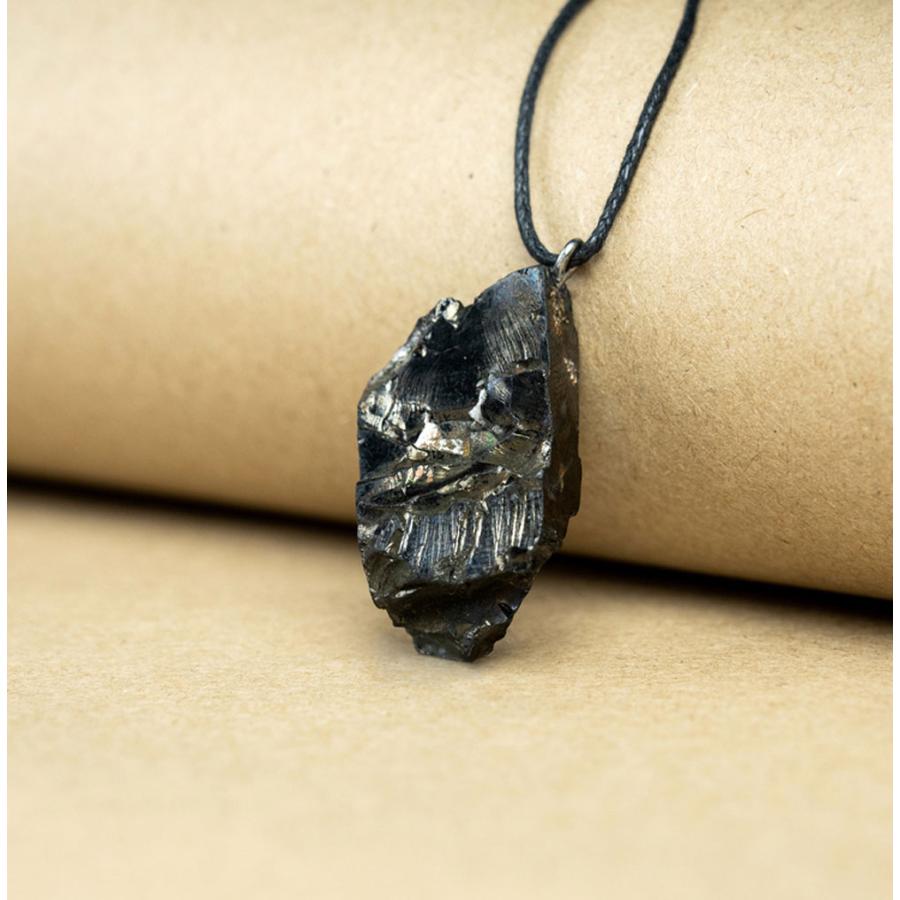 エリートシュンガイト ペンダント 7~10g PE24 ネックレス ロシア カレリア共和国産 シュンガ石 水 ブレスレット さざれ石 電磁波 パワーストーン シルバー |  | 02