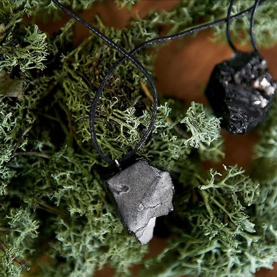 エリートシュンガイト ペンダント 7~10g PE24 ネックレス ロシア