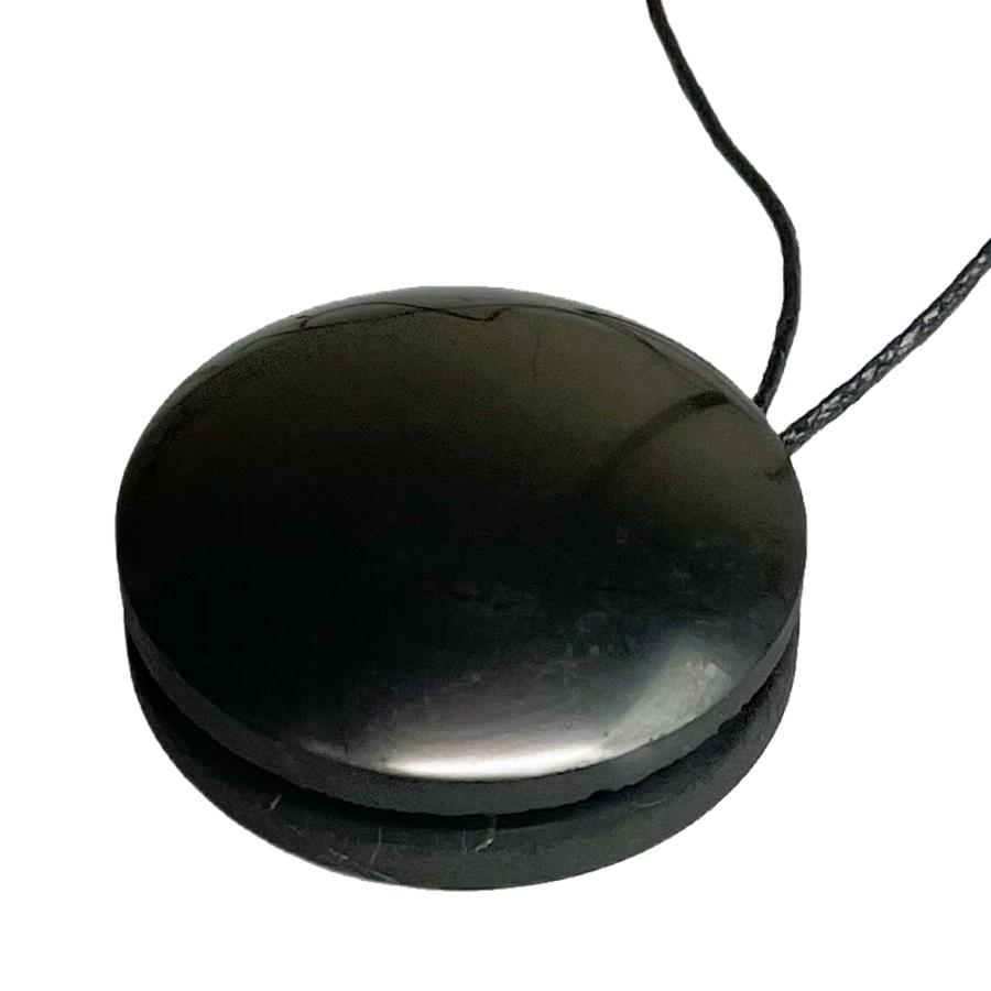 シュンガイト タブレットペンダント PE29 ネックレス アクセサリー ロシア カレリア共和国産 シュンガ石 水 ネックレス |  | 02