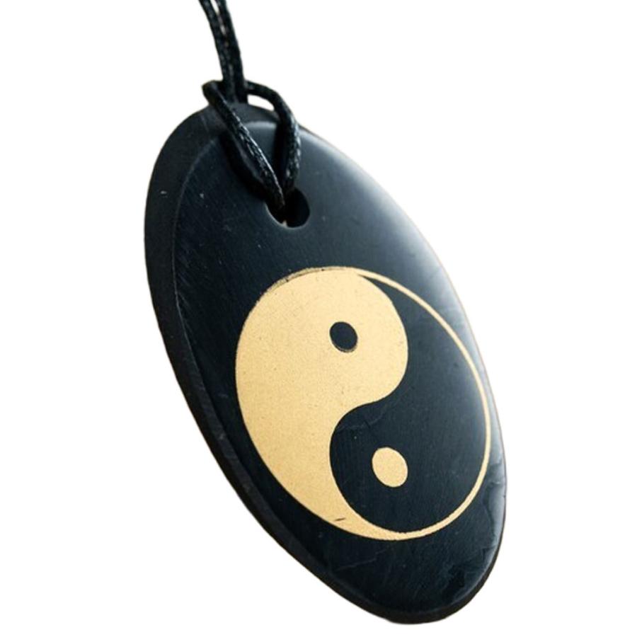 シュンガイト ペンダント 陰陽(オーバル) PE40 ネックレス ロシア カレリア共和国産 シュンガ石 水 ブレスレット さざれ石 電磁波 パワーストーン シルバー |  | 05