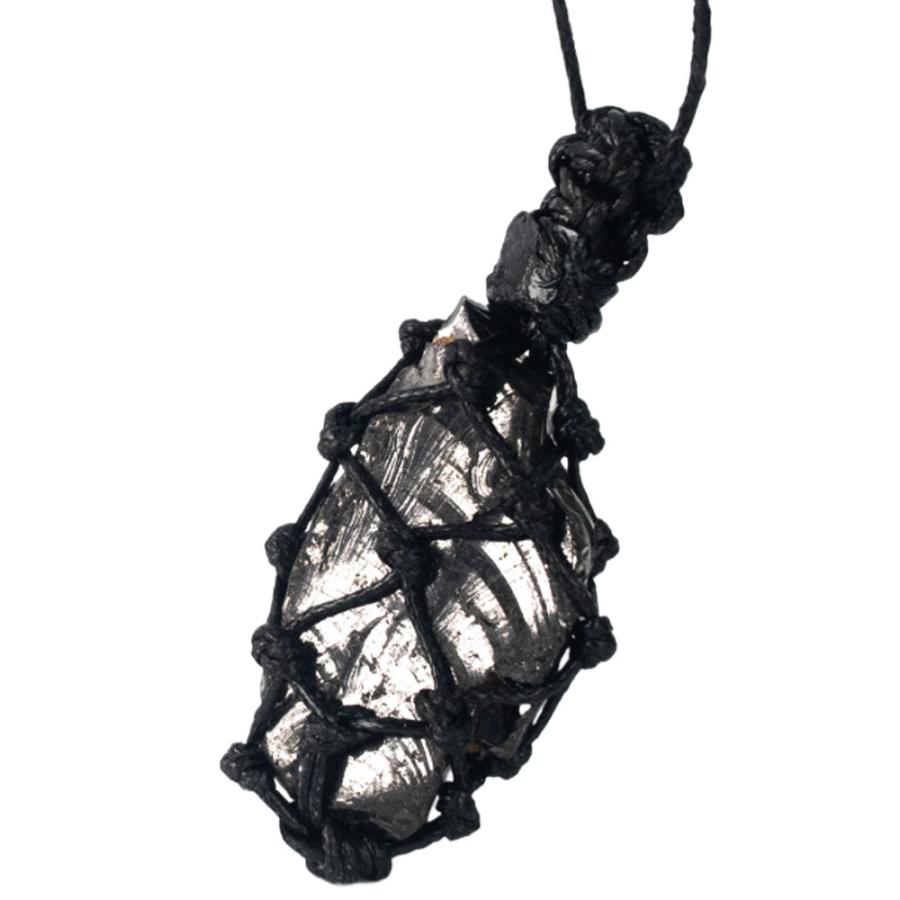 エリートシュンガイト ペンダント マクラメ 10~15g PE64 ネックレス ロシア カレリア共和国産 シュンガ石 水 ブレスレット さざれ石 電磁波 パワーストーン |  | 03