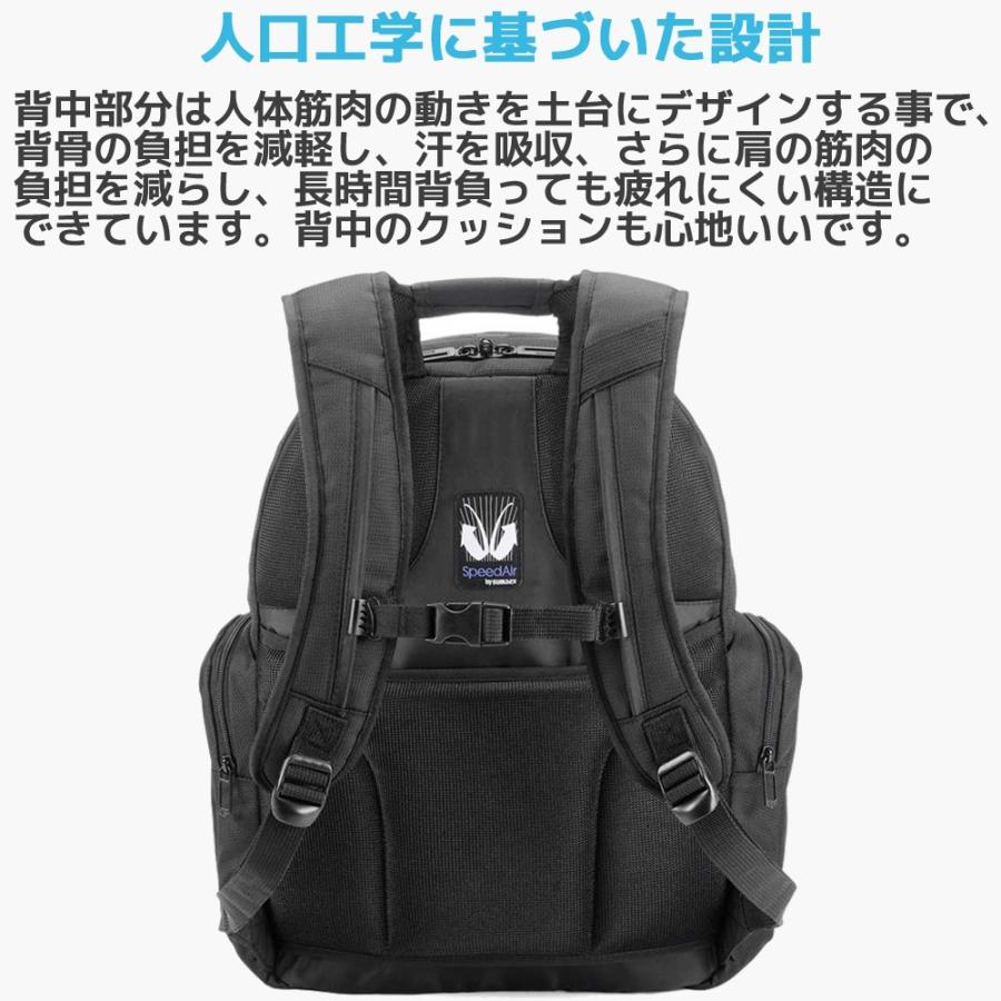 SUMDEX バックパック PON-323BK 30L 大容量 多機能 防水 撥水加工 サム