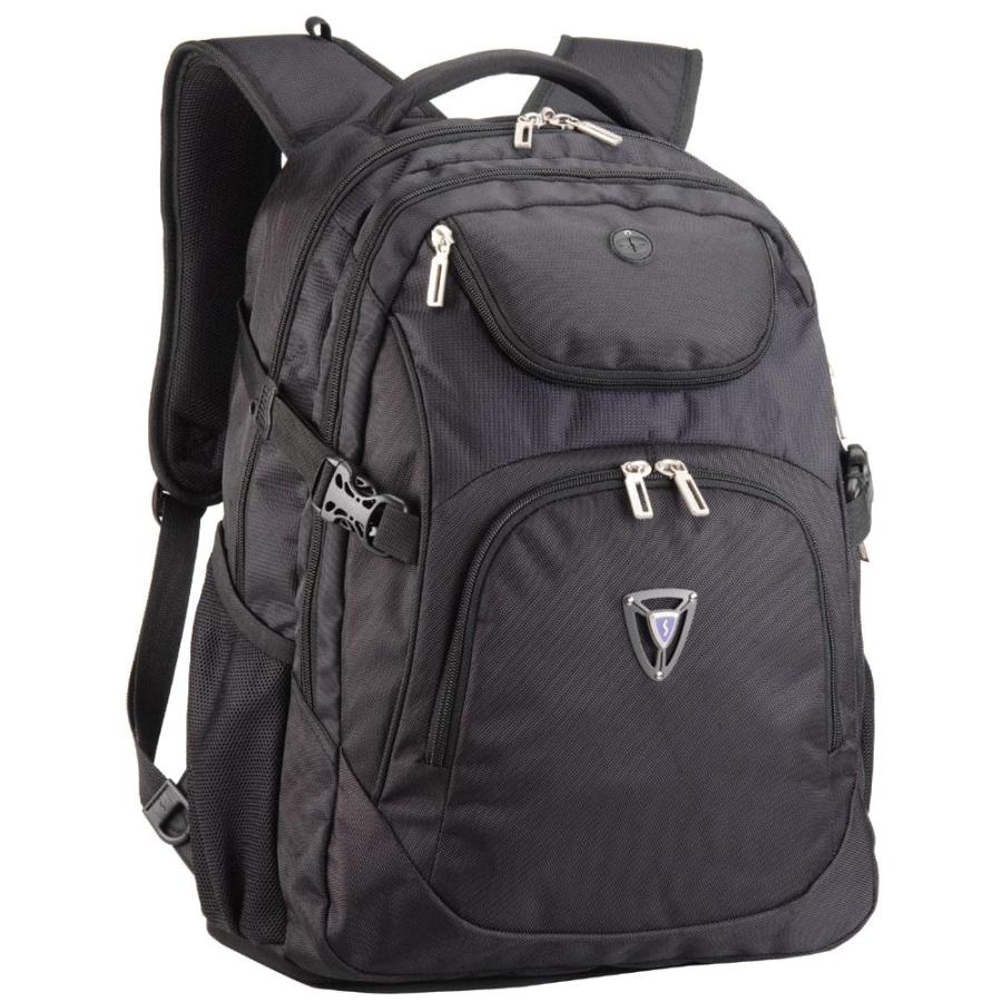SUMDEX バックパック PON-374BK 40L レインカバー付き 大容量 多機能 