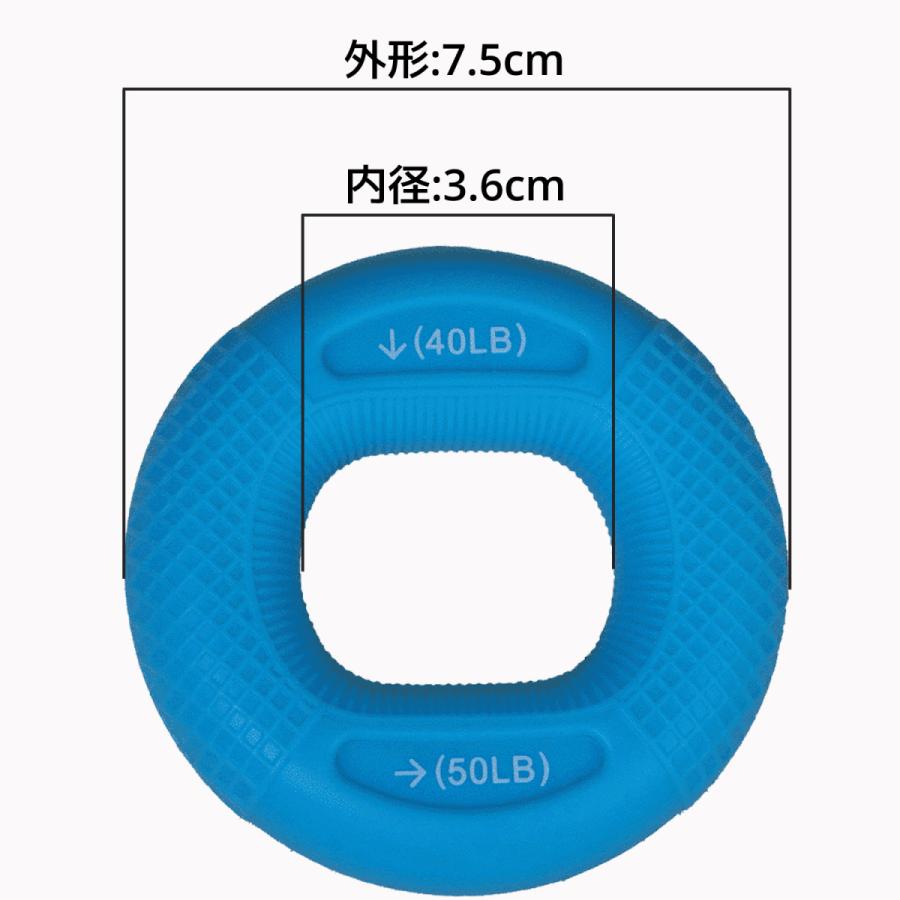 RPM Sports パワーグリッパー リング 握力 トレーニング ハンド