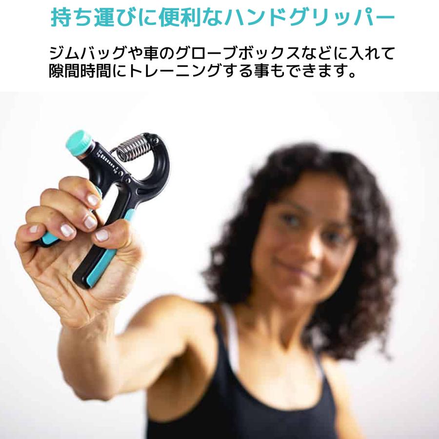 RPM POWER パワーグリッパー 5Kg-50Kg負荷調整 握力 指 前腕 筋トレ ハンドグリッパー ハンドグリップ トレーニング 器具 用品 グッズ 筋力 5 10 20 30 40 50 |  | 04