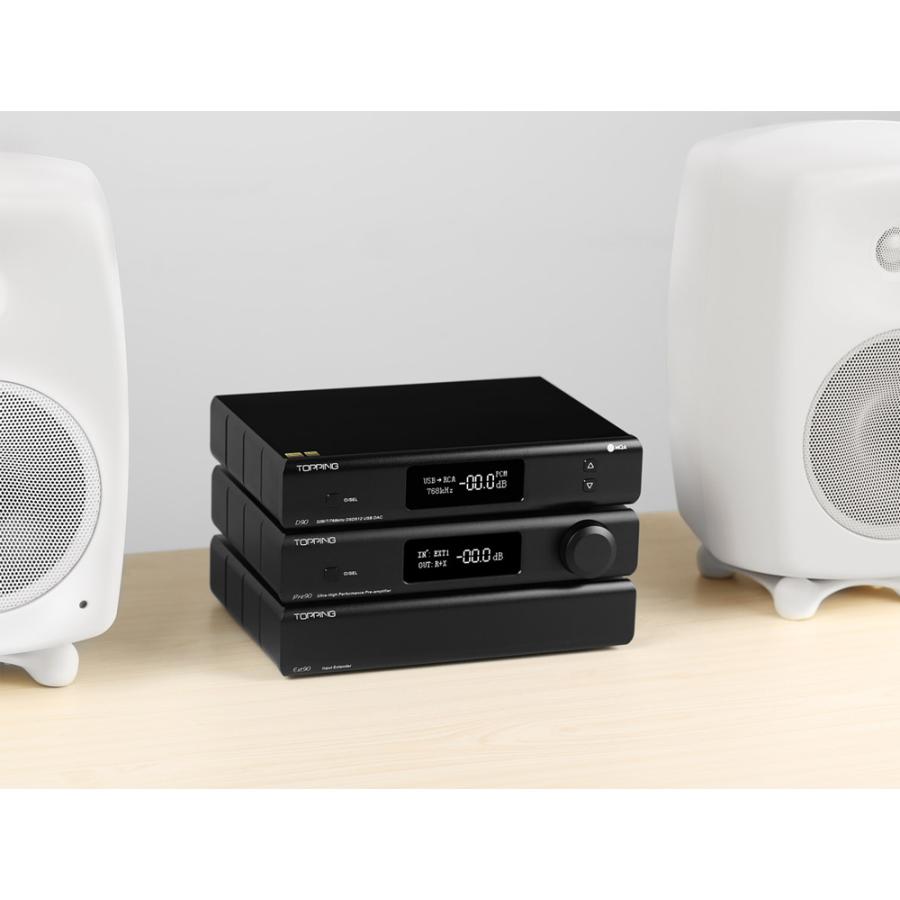 Topping Pre90 プリアンプ & Ext90 入力拡張器 インプットエクステンダー ハイレゾ オーディオ NFCA 低ノイズ XLR RCA 入力 出力 トッピング |  | 21