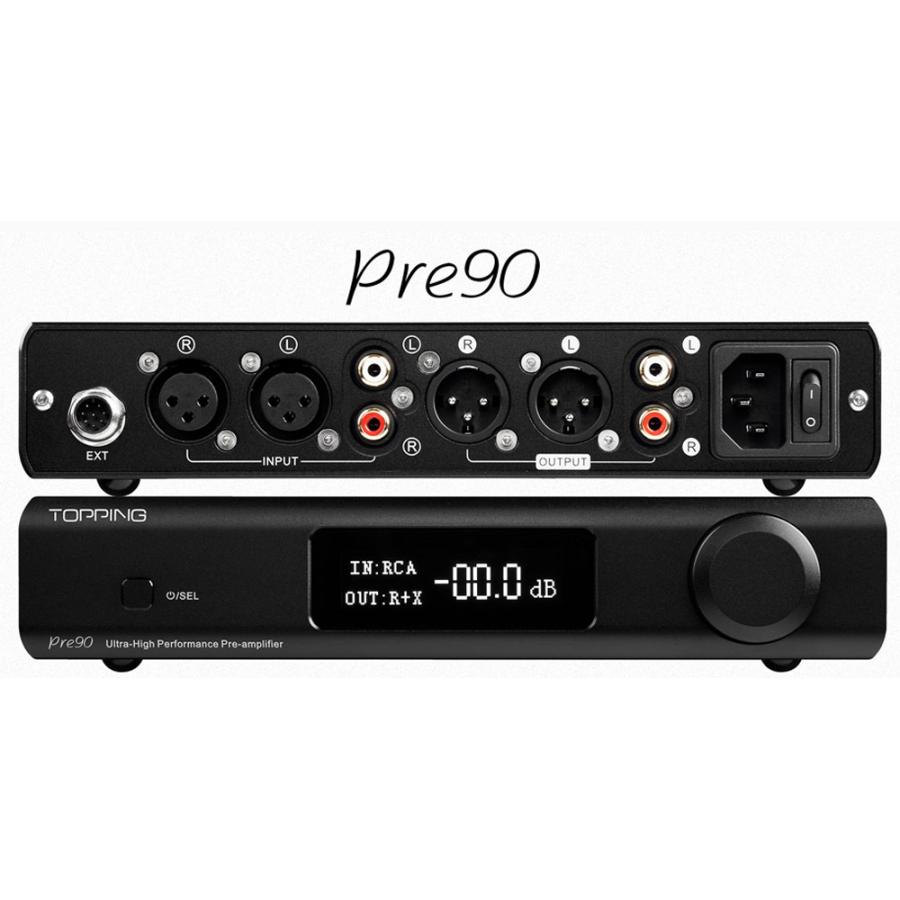 Topping Pre90 プリアンプ フルバランス アンプ ハイレゾ オーディオ トッピング XLR RCA 入力 出力 NFCA回路搭載 リモコン 低ノイズ 高音質 人気 おすすめ | TOPPING | 17