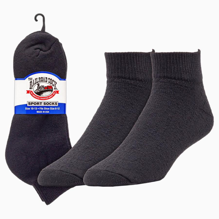 RAILROAD SOCK クォーターソックス 24cm〜30cm 3足セット メンズ レディース フリーサイズ 靴下くつ下 くつした クォーター くるぶし ホワイト ブラック 白 黒 |  | 04