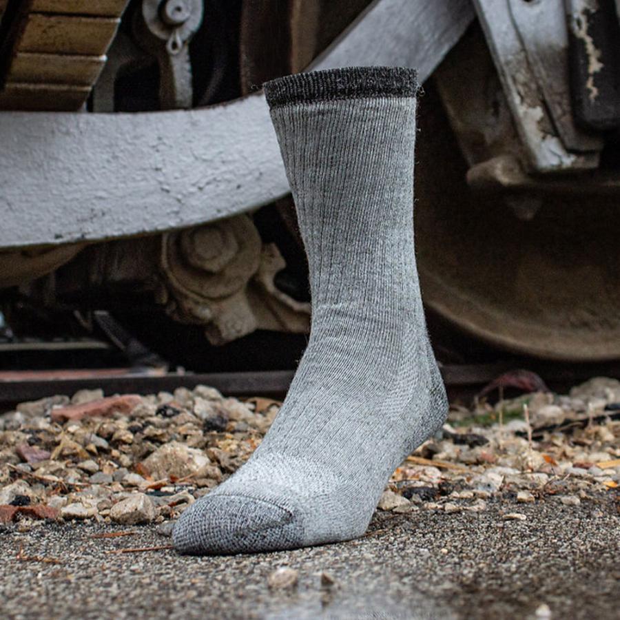 RAILROAD SOCK メリノウール クルーソックス 24cm〜30cm 靴下 メンズ レディース 男 女 くつ下 靴下 クルー ソックス フリーサイズ レイルロードソック 黒 |  | 13
