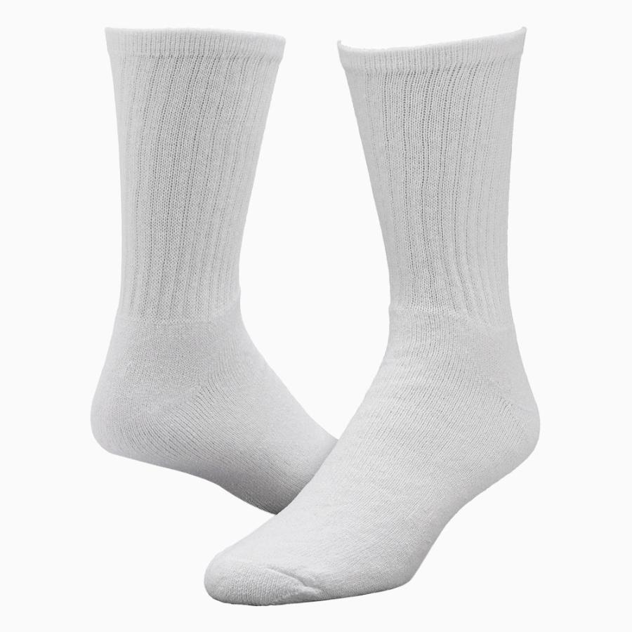 RAILROAD SOCK クルーソックス 24cm〜30cm 6足セット ホワイト メンズ レディース 靴下 くつ下 くつした レイルロードソック アメリカ おしゃれ 厚手 6ペア |  | 01