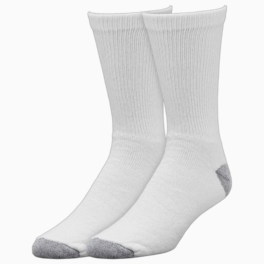 RAILROAD SOCK メンズ クルーソックス 24cm〜30cm 6足セット 靴下 ホワイト メンズ レディース クルー丈 くつ下 靴下 フリーサイズ レイルロードソック 白 |  | 02