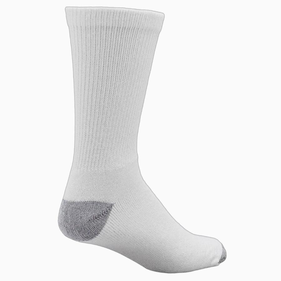 RAILROAD SOCK メンズ クルーソックス 24cm〜30cm 6足セット 靴下 ホワイト メンズ レディース クルー丈 くつ下 靴下 フリーサイズ レイルロードソック 白 |  | 04