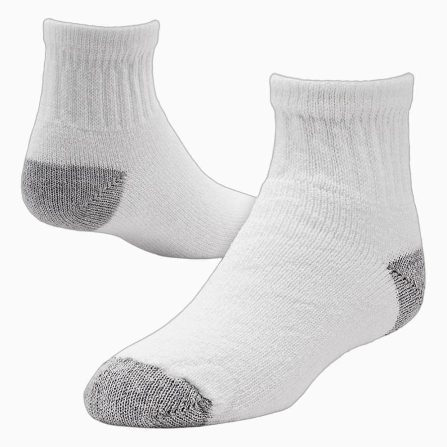 RAILROAD SOCK ユース クォーターソックス 6足セット15cm〜21cm 靴下 ホワイト クォーター丈 くつ下 靴下 レイルロードソック 白 アメリカ カジュアル アメカジ |  | 01