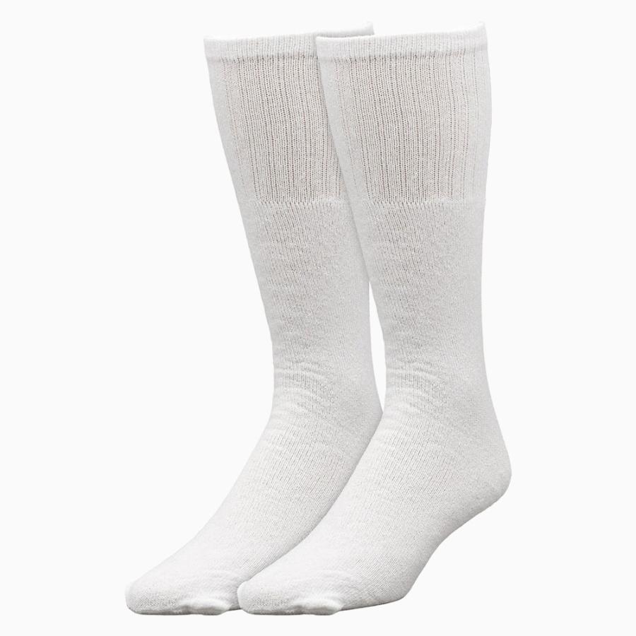 RAILROAD SOCK メンズ チューブソックス 24cm〜30cm ホワイト 8足セット 8085 靴下くつした 白 ハイソックス ロング アメリカ製 USA おしゃれ  綿 コットン |  | 02