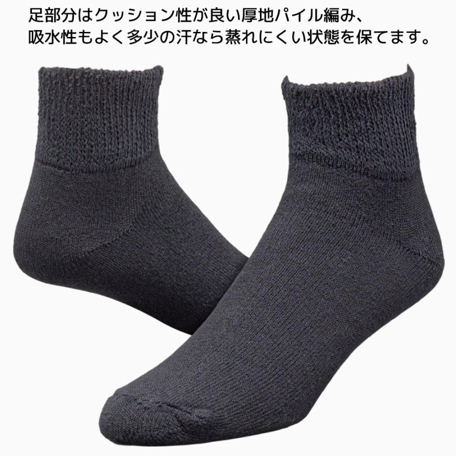 RAILROAD SOCK メンズ レディース クォーターソックス 25cm〜30cm 2足セット 靴下くつした クォーター くるぶし 丈 白 黒 紺 レイルロードソック アメリカ製 |  | 05