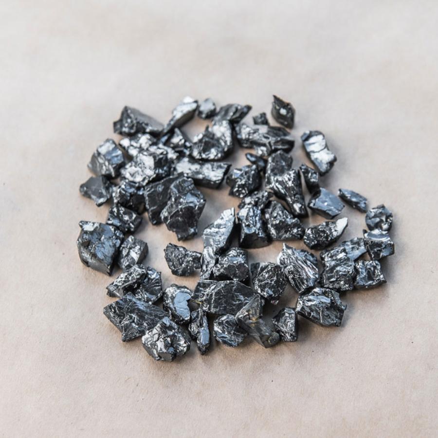 エリートシュンガイト 100g 4-15mm ロシア カレリア共和国産 エリート シュンガイト 電磁波 防止 本物 原石 さざれ石 アクセサリー パワーストーン シュンガ石 |  | 03