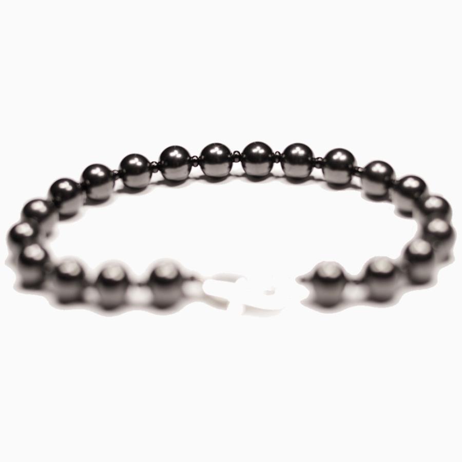 シュンガイト ブレスレット 6mmラウンドビーズ ロック付き S M L XL サイズ SB13 ロシア カレリア共和国産 シュンガ石 水 ブレスレット ネックレス さざれ石 |  | 06