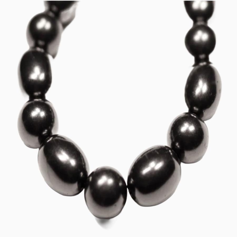 シュンガイト ブレスレット ロック付き S M L XL サイズ SB22 ロシア カレリア共和国産 シュンガ石 水 ブレスレット ネックレス さざれ石 電磁波 パワーストーン |  | 07