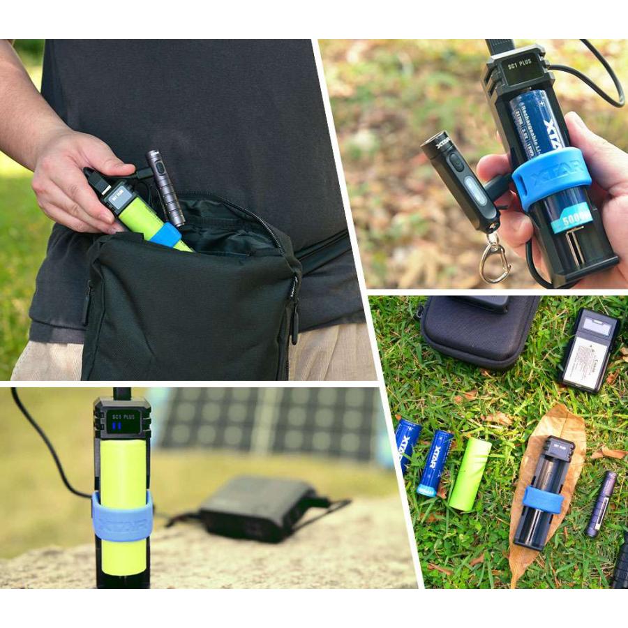 XTAR エクスター SC1 Plus 26800 リチウムイオン ニッケル水素 電池 充電器 USB Type C 充電器 ポータブル パワーバンク |  | 10