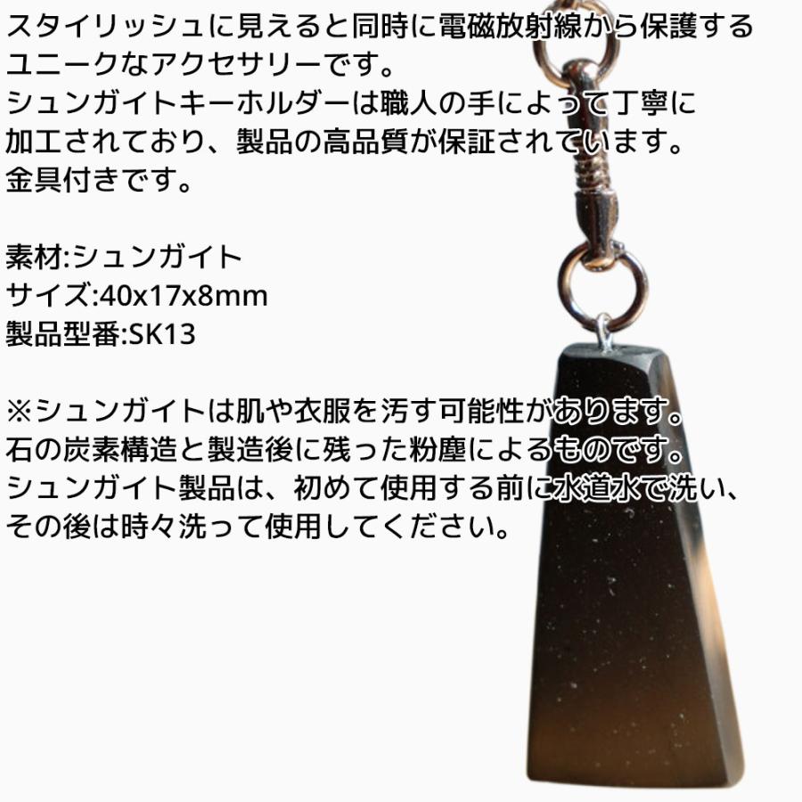 シュンガイト キーホルダー トラペゾイド SK13 ネックレス ロシア カレリア共和国産 シュンガ石 水 ブレスレット さざれ石 電磁波 パワーストーン シルバー |  | 01