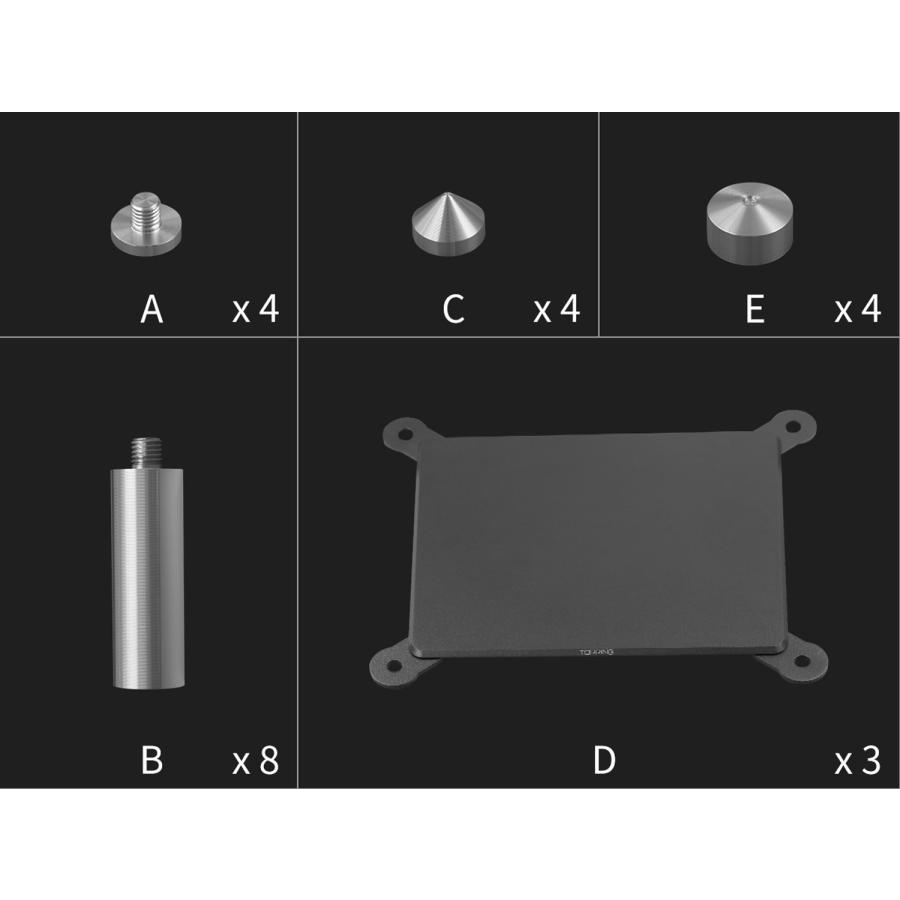 Topping SR2 アルミニウムラック トッピング オーディオラック ロータイプ 2段 3段 アンプ DAC ヘッドホンアンプ プリアンプ 収納 インシュレーター |  | 14