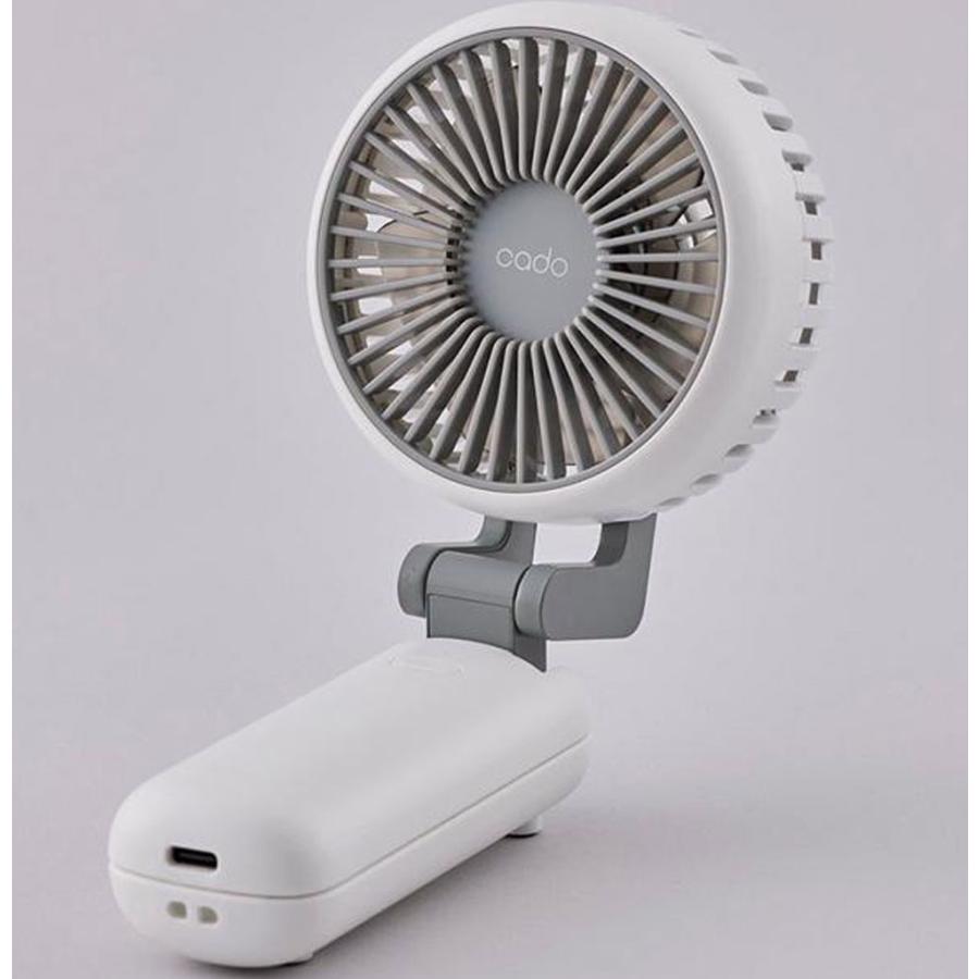 cado ハンディファン STREAM Mini 扇風機 手持ち扇風機 携帯扇風機 大風量 冷却 首掛け 折り畳み 折りたたみ 大容量バッテリー USB dcモーター 充電式 首かけ |  | 10