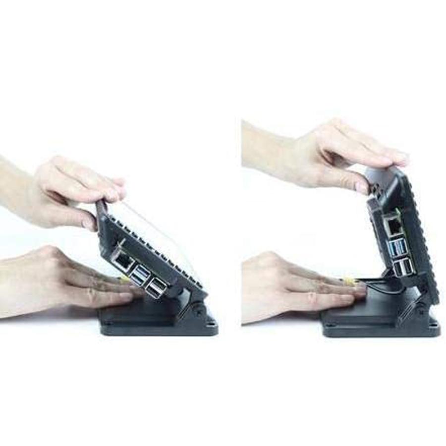 SmartiPi Touch 2 Raspberry Pi オフィシャル 7 ディスプレイ 冷却ファン付きケーススタンド ラズベリーパイ B + 2B 3B 3A + 3B + 4 カメラ V1 V2 |  | 07