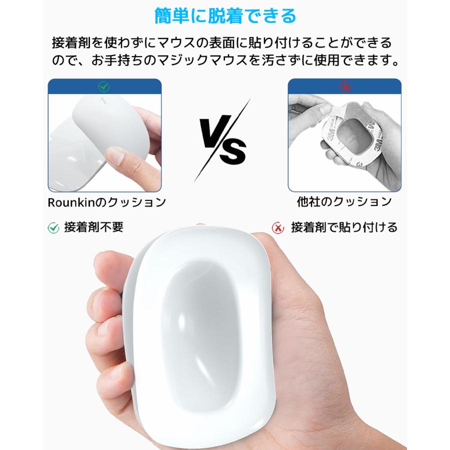 ROUNKIN アップル マジックマウス 用 シリコンクッション 第一世代 第