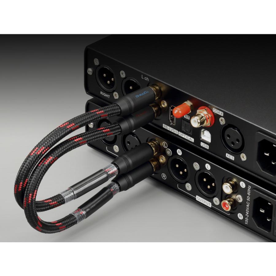 Topping RCA ケーブル 25cm 2本セット トッピング TCR2 TCR2-25