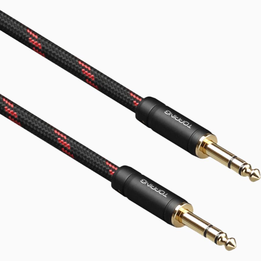 Topping TRS - TRS ケーブル 75cm 2本セット TCT1-75 トッピング バランスケーブル 6N単結晶銅 SGP-222 コンボ 端子 0.75m | TOPPING | 03