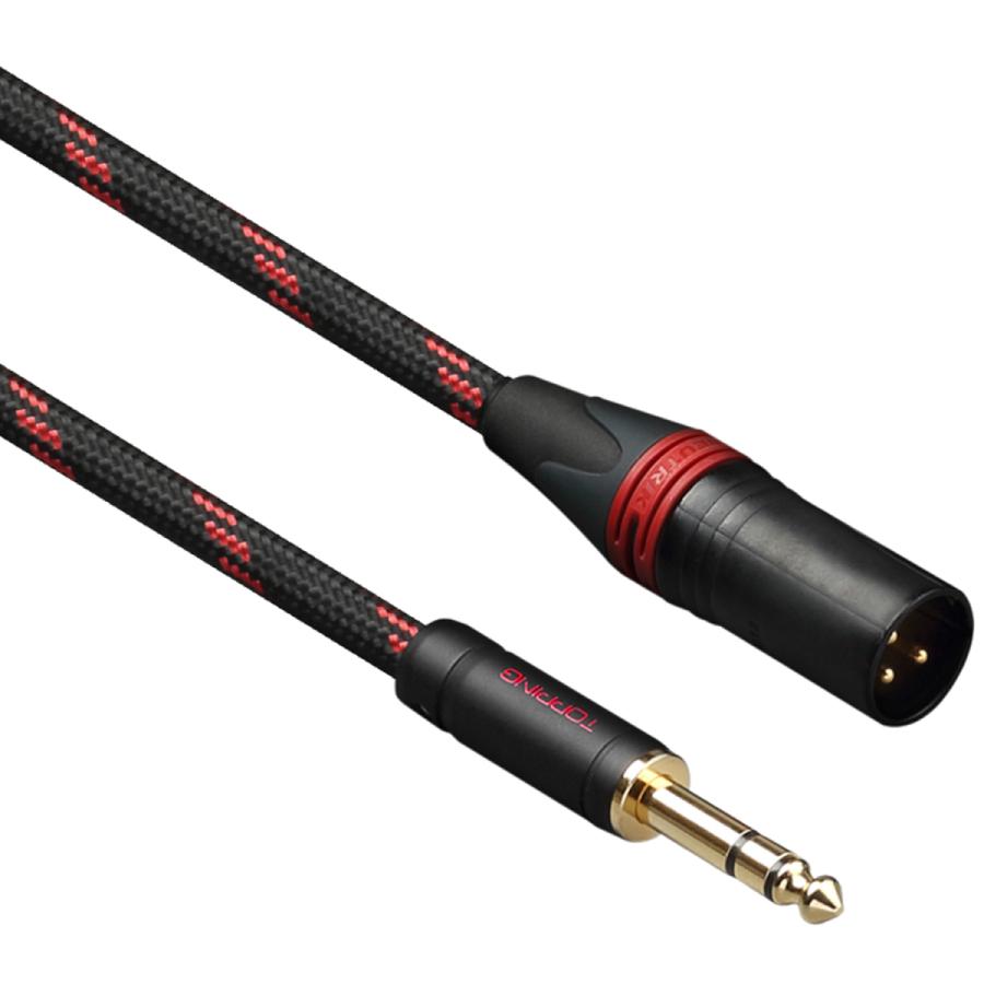 Topping TRS-XLRオス バランスケーブル 75cm 2本セット トッピング 端子 バランス ライン フォーン ケーブル アンプ DAC ダック ヘッドホンアンプ 接続 高音質 |  | 03