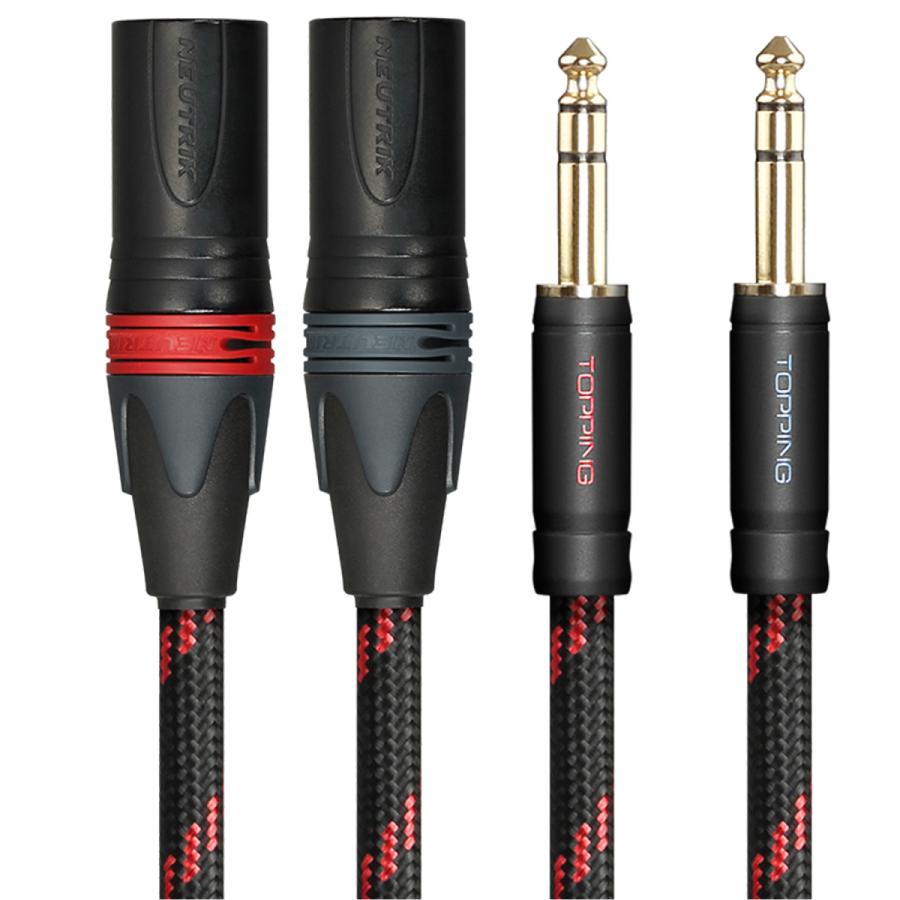 Topping TRS-XLRオス バランスケーブル 75cm 2本セット トッピング 端子 バランス ライン フォーン ケーブル アンプ DAC ダック ヘッドホンアンプ 接続 高音質 |  | 04