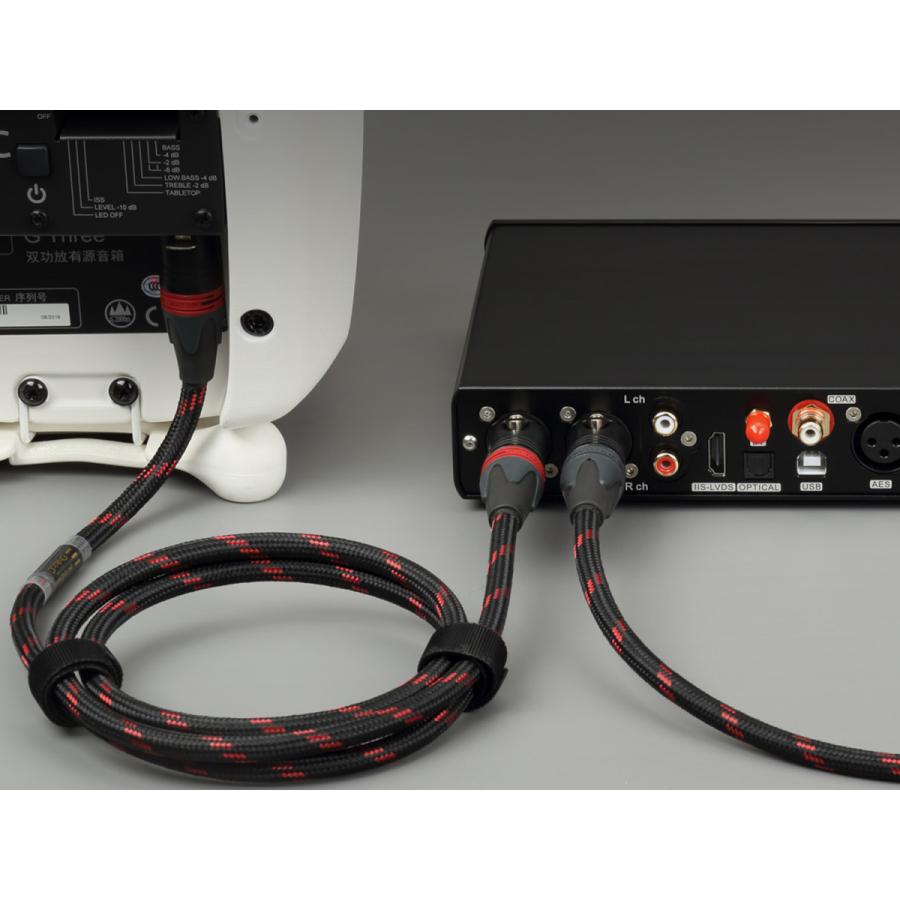 Topping XLR バランスケーブル 125cm 1.2m XLRオス - XLRメス 2本