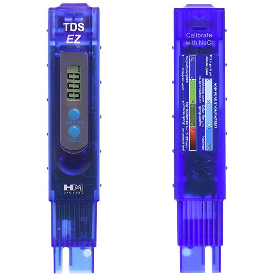 HMデジタル TDS-EZ TDSメーター 較正済み 測定範囲0〜9990 ppm 解析能力1ppm単位 精度3% ホールド機能 オートオフ機能 HM Digital hm ez｜oremeca｜09