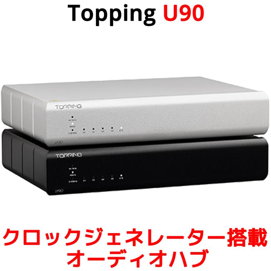 TOPPING U90 クロックジェネレーター 搭載 オーディオ ハブ USB ブリッジ アイソレーター ノイズ除去 トッピング 音質改善 I2S IIS HDMI AES EBU | 