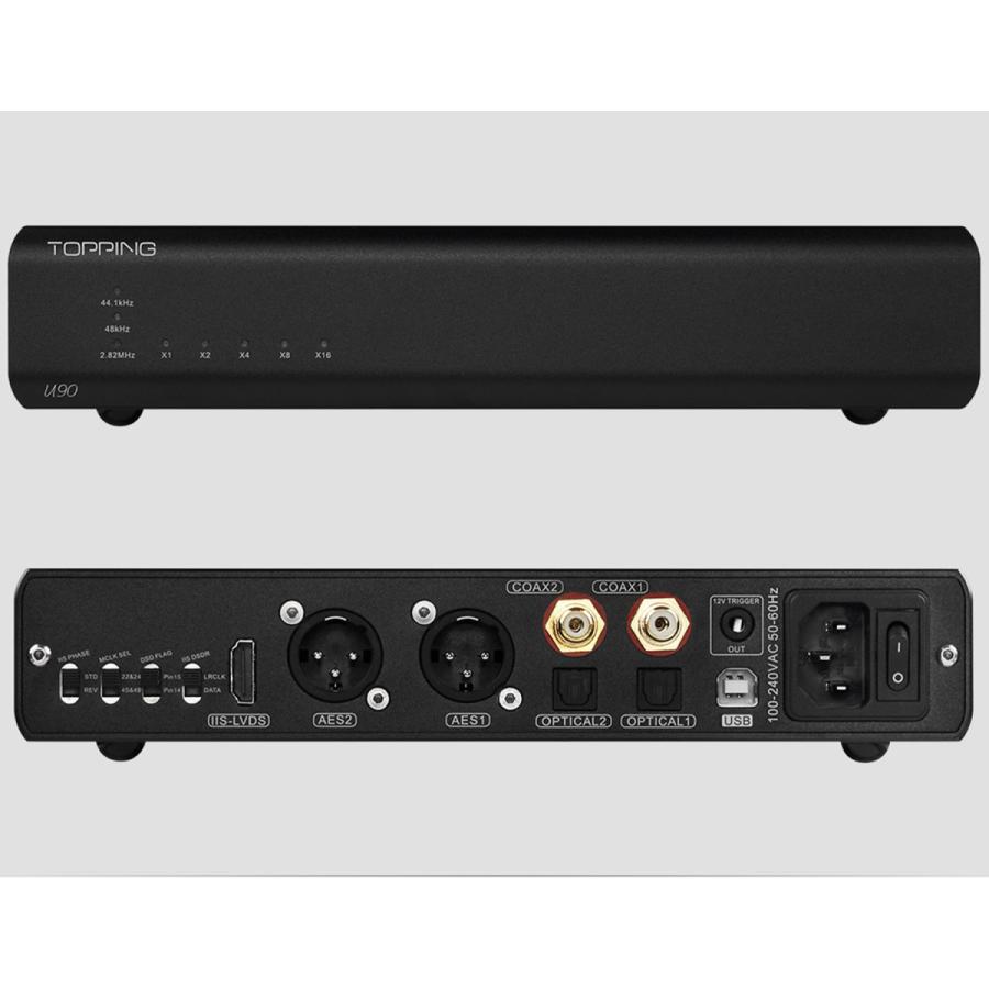 TOPPING U90 クロックジェネレーター 搭載 オーディオ ハブ USB ブリッジ アイソレーター ノイズ除去 トッピング 音質改善 I2S IIS HDMI AES EBU |  | 15