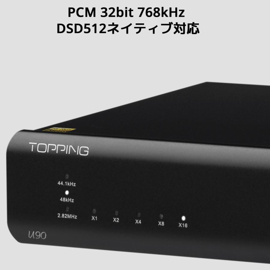 TOPPING U90 クロックジェネレーター 搭載 オーディオ ハブ USB ブリッジ アイソレーター ノイズ除去 トッピング 音質改善 I2S IIS HDMI AES EBU |  | 10