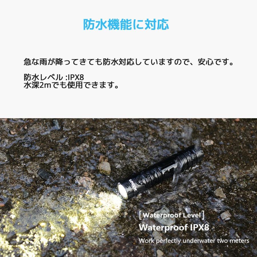 XTAR エクスター WK18 懐中電灯 LED ハンディライト フラッシュライト 防水 アウトドア バイク CREE社製 L2 U3 LED |  | 11